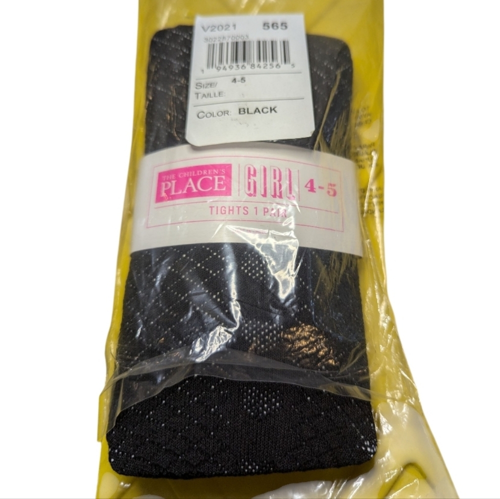The Children's Place Black Tights Size 4-5